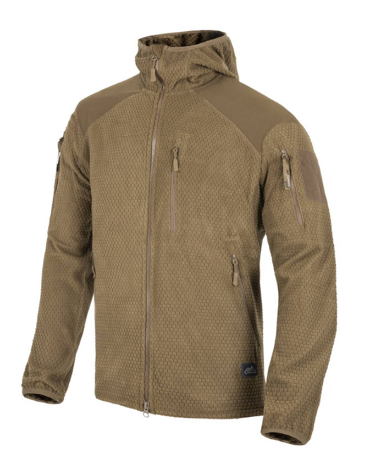Helikon-Tex Alpha Hoodie Fleece Jacket, Coyote