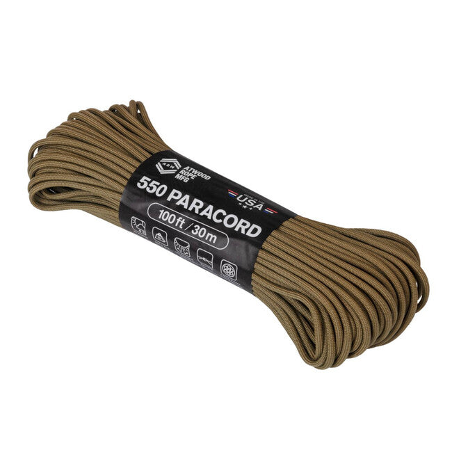 Helikon-Tex 550 Paracord (100 stôp) - Coyote