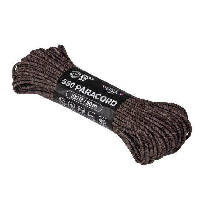 Helikon-Tex 550 Paracord (100 stôp) - hnedý