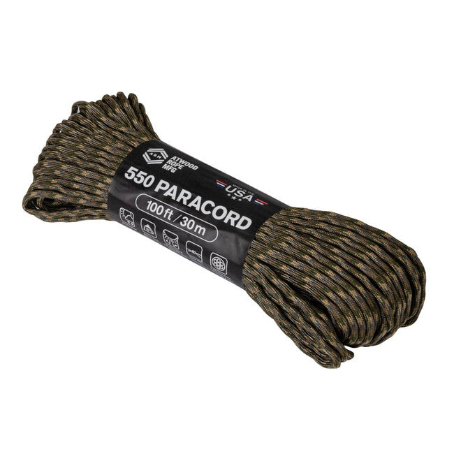 Helikon-Tex 550 Paracord (100 stôp) - M Camouflage