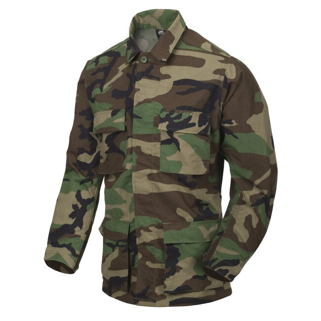 Helikon-Tex BDU Shirt PolyCotton Ripstop US Woodland