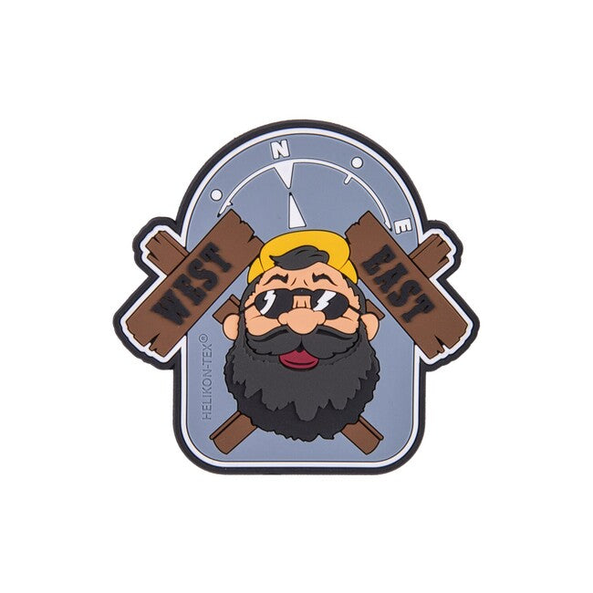 Helikon-Tex "Beardman OUTBACK" nášivka - PVC - Grey