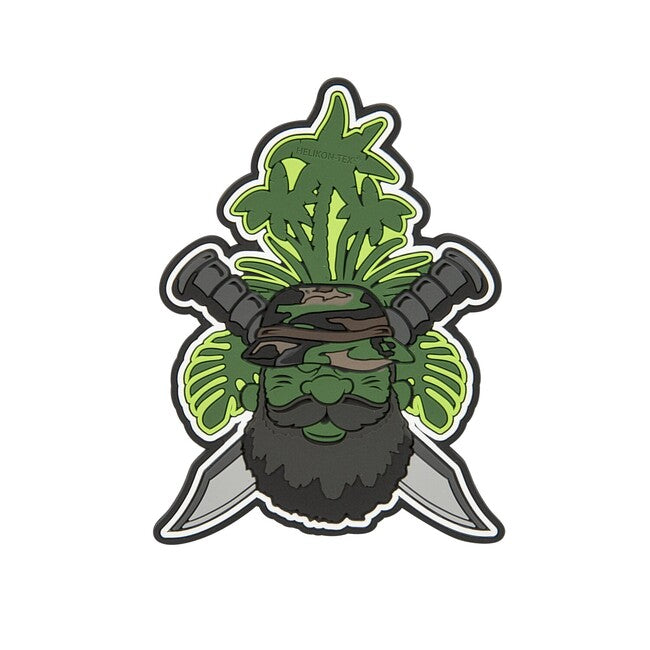 Helikon-Tex "Beardman PATROL" nášivka - PVC - Olive Green
