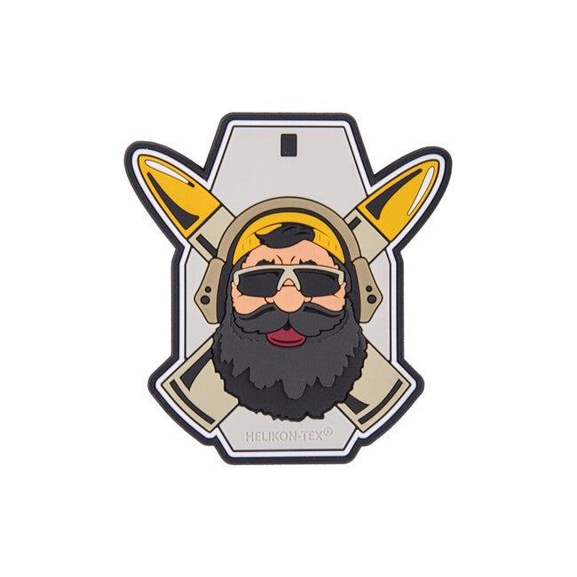 Helikon-Tex "Beardman RANGE" nášivka - PVC - Grey