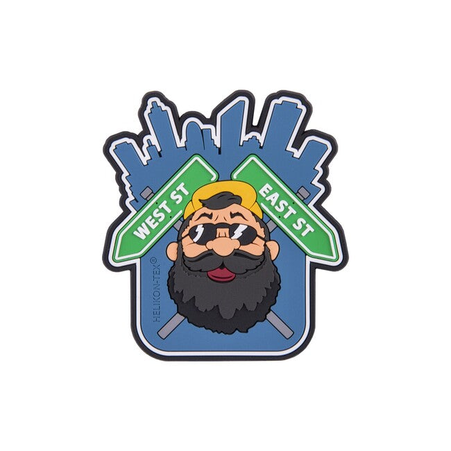 Helikon-Tex "Beardman URBAN" nášivka - PVC - Blue