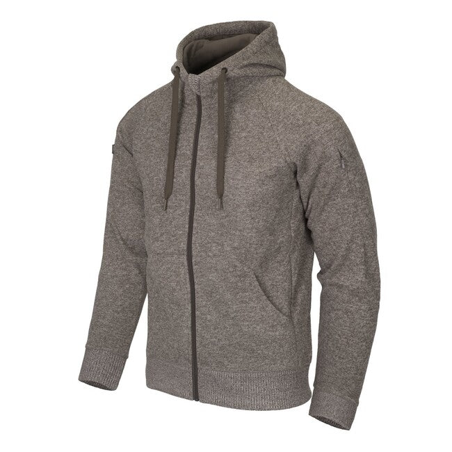 Helikon-Tex Covert Tactical Full Zip Hoodie, Melange Light Tan