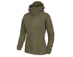 Helikon-Tex Cumulus γυναικείο fleece φούτερ με κουκούλα, Taiga green