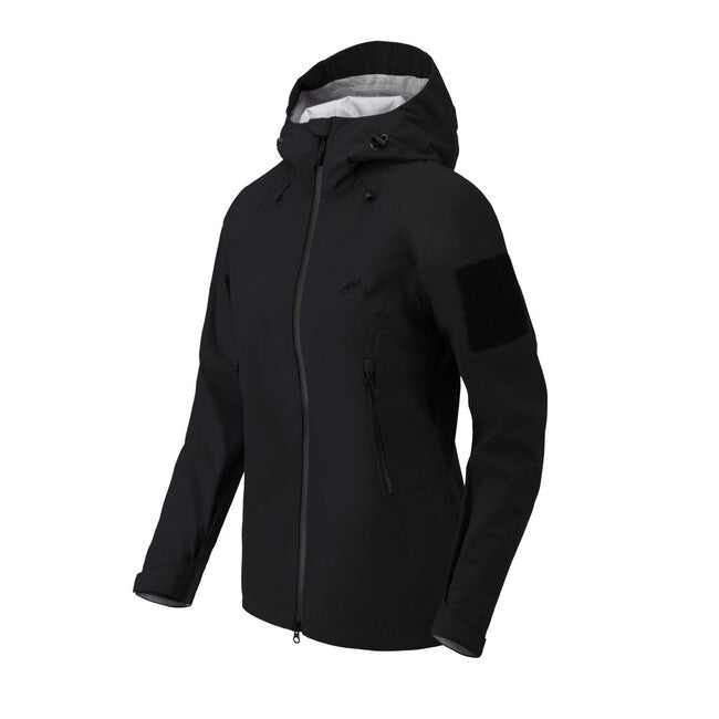 Helikon-Tex Women's SQUALL Hardshell Jacket, TorrentStretch, Black