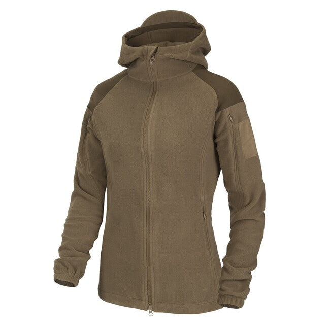 Helikon-Tex Women's CUMULUS Fleece Hoodie, Coyote
