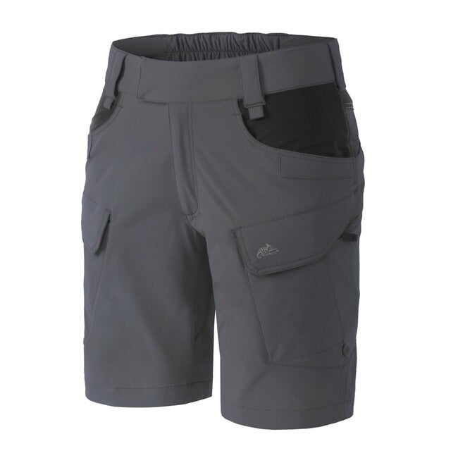 Helikon-Tex Women's OTP Shorts 8.5", Shadow Grey / Black