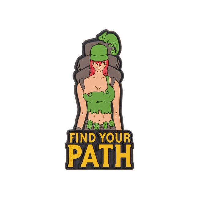 Helikon-Tex "Find Your Path" nášivka - PVC - Olive Green