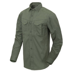 Helikon-Tex DEFENDER Mk2 Long Sleeve Shirt, Olive Green PolyCotton Ripstop