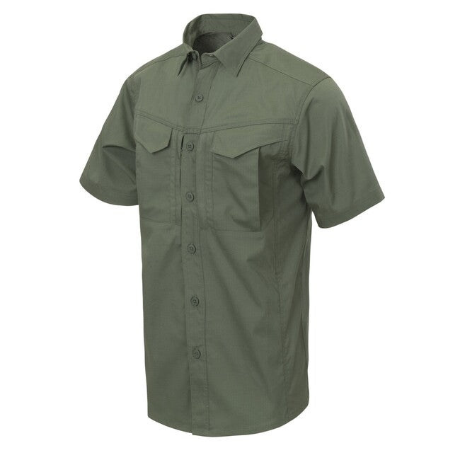 Helikon-Tex DEFENDER Mk2 Shirt Short Sleeve PolyCotton Ripstop Olive Green