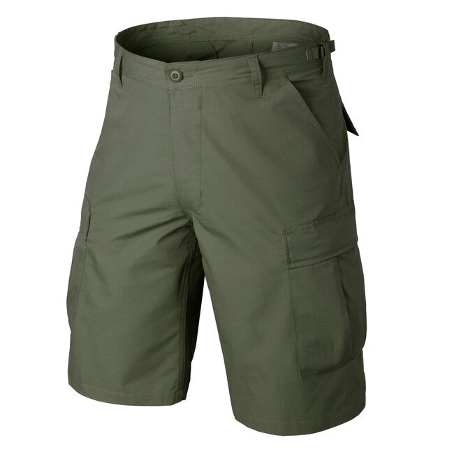 Helikon-Tex BDU Shorts, Olive Green, Cotton Ripstop