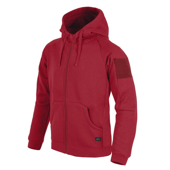Helikon-Tex Urban Tactical Fleece Hoodie (FullZip), Red