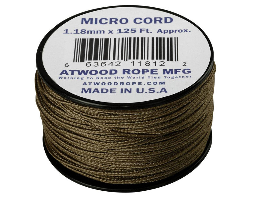 Helikon-Tex Micro Cord 125FT Paracord, 37.5 meters, Coyote