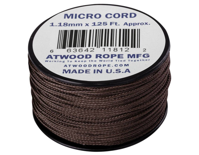 Helikon-Tex Micro Cord 125FT Paracord, 37.5 meters, Brown