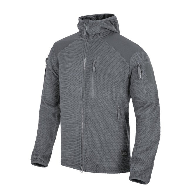 Helikon-Tex Alpha Hoodie Grid Fleece Shadow Grey