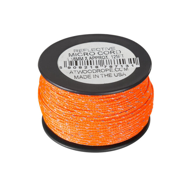Helikon-Tex Micro Reflective Cord 1.18mm (125 feet) Neon Orange