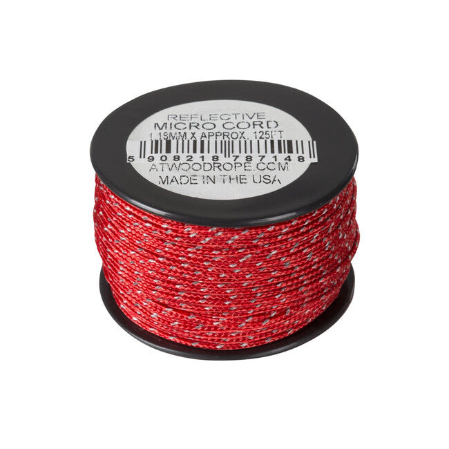 Helikon-Tex Micro Reflective Cord 1.18 mm (125 feet) - Red