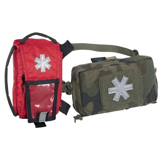 Helikon-Tex Modular Individual First Aid Kit Pouch, Cordura, PL Woodland