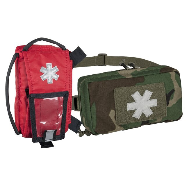 Helikon-Tex Modular Individual First Aid Kit Pouch, Cordura, US Woodland