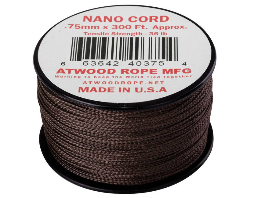 Helikon-Tex Nano Cord 300FT Paracord, 91 meters, Brown