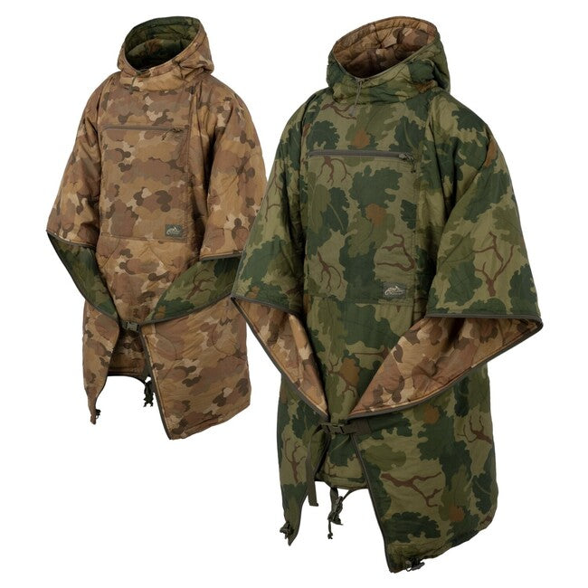Helikon-Tex SWAGMAN ROLL Reversible Poncho, Mitchell Camo Leaf / Mitchell Camo Clouds