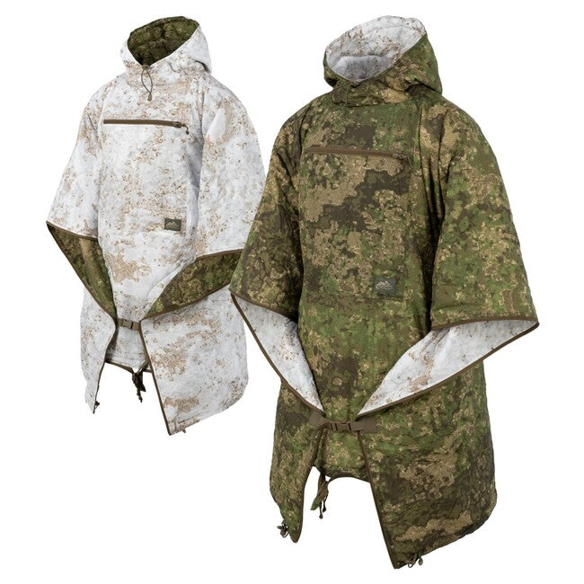 Helikon-Tex SWAGMAN ROLL Reversible Poncho, Pencott Wildwood / Pencott Snowdrift