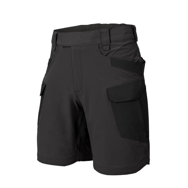 Helikon-Tex OTS 8.5" Outdoor Tactical Shorts VersaStretch Lite, Ash Grey/Black