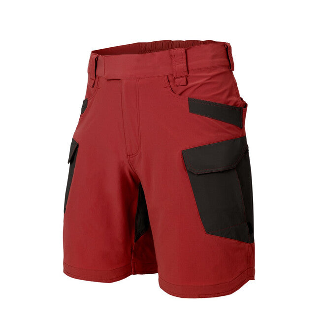 Helikon-Tex OTS 8.5" Outdoor Tactical Shorts VersaStretch Lite, Crimson Sky/Black