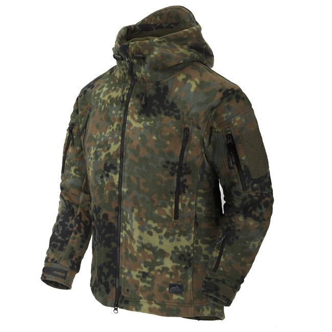 Helikon-Tex Patriot Double Fleece Hoodie, Flecktarn