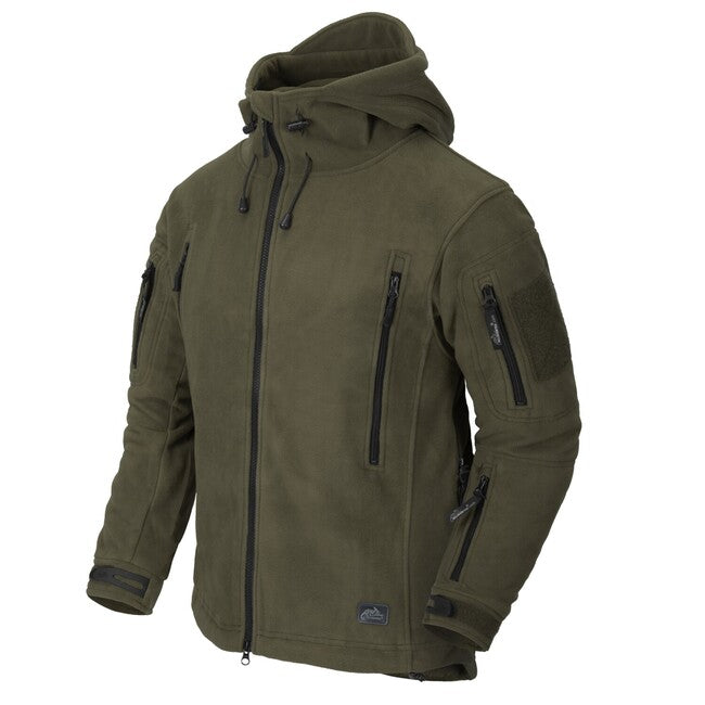 Helikon-Tex Patriot Hoodie, Olive Green Double Fleece