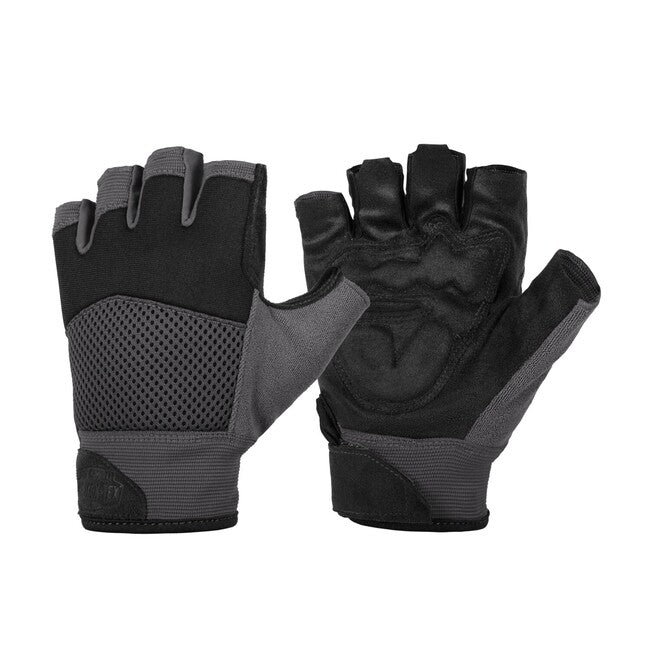Helikon-Tex Mk2 Fingerless Gloves, Black / Shadow Grey