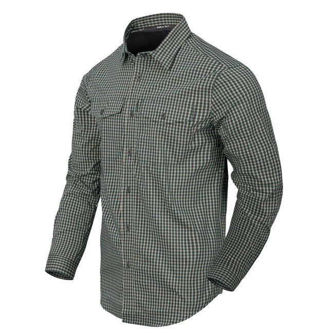 Helikon-Tex Tactical Covert Shirt, Savage Green Checkered