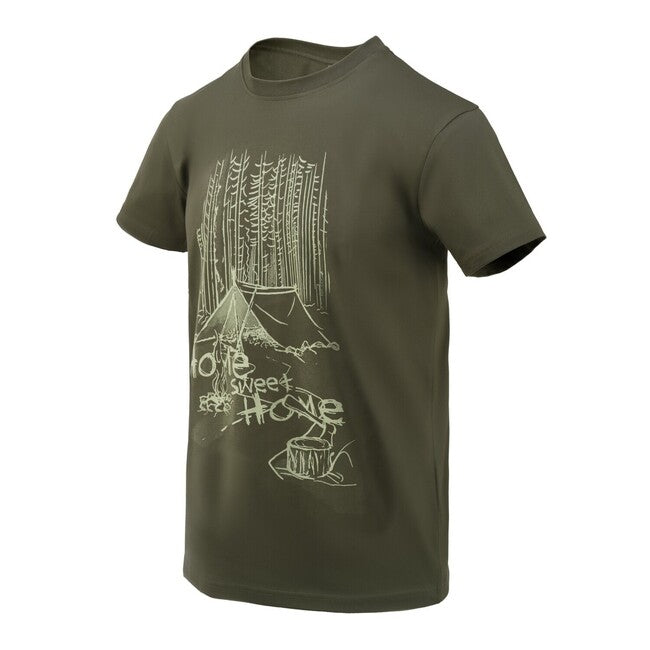 Helikon-Tex T-Shirt (Home Sweet Home), Taiga Green