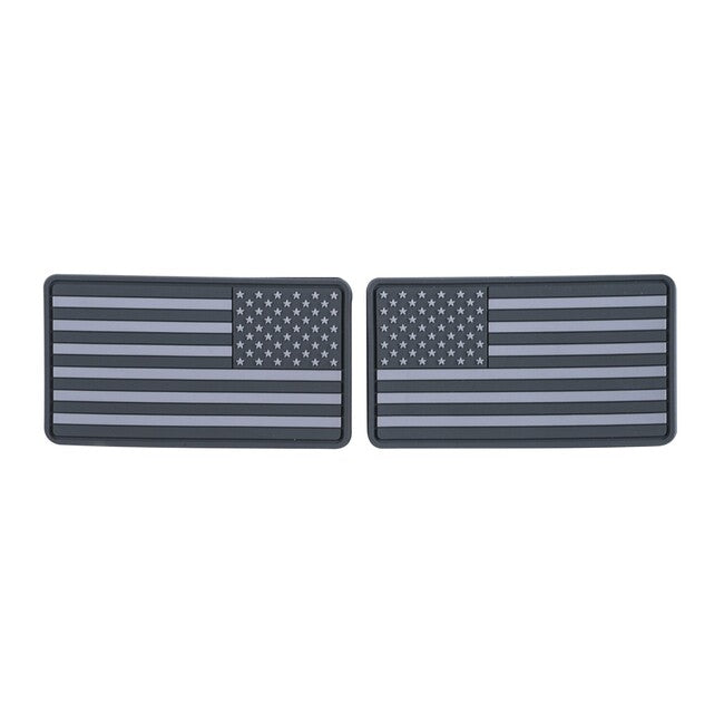 Helikon-Tex USA Large Flag nášivka (set - 2pcs.) - PVC - Grey