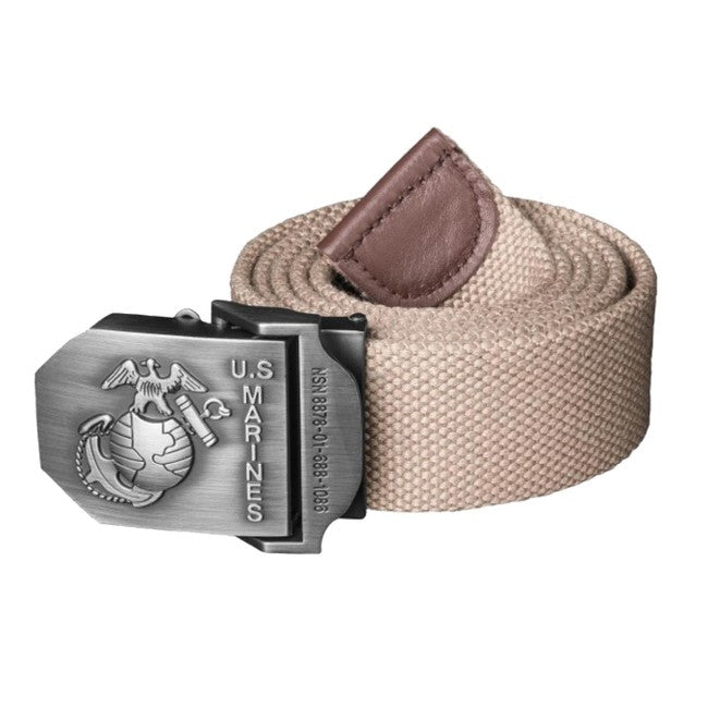Helikon-Tex USMC Belt with Metal Buckle, Khaki, 4cm