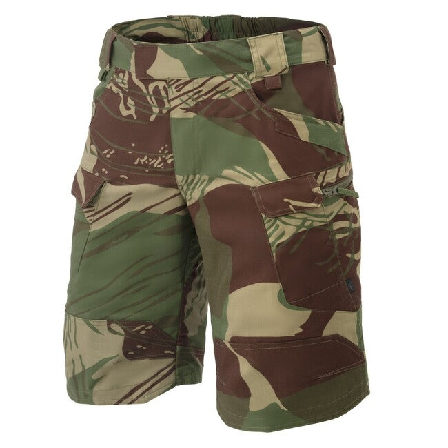 Helikon-Tex UTS krátke taktické nohavice 11'' - PolyCotton Stretch Ripstop - Rhodesian camo