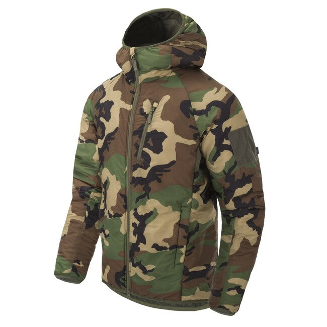 Helikon-Tex WOLFHOUND Hooded Jacket, Climashield Apex, US Woodland