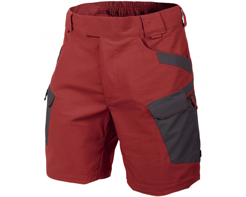 Helikon-Tex Urban Tactical Rip-Stop 8.5" Shorts Polycotton Crimson Sky/Ash Grey