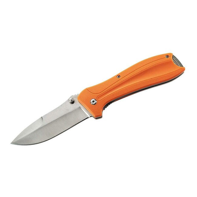 Herbertz One-Hand Pocket Knife 8.7cm, Orange, Plastic