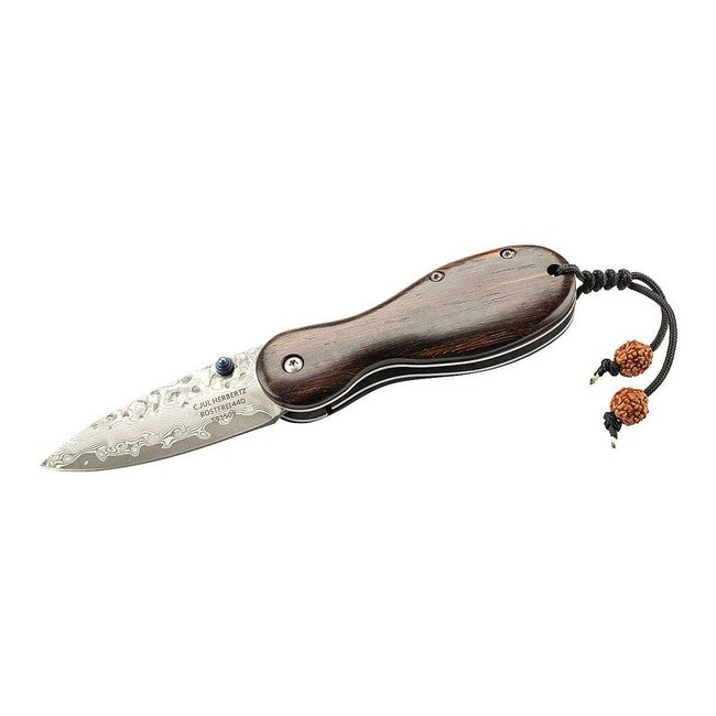 Herbertz Single-Hand Gentleman's Pocket Knife 6.5cm, Tagayasan Wood