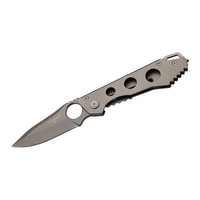 Herbertz One-Handed Light Pocket Knife 7cm, Stainless Steel, Matte, Glass Breaker