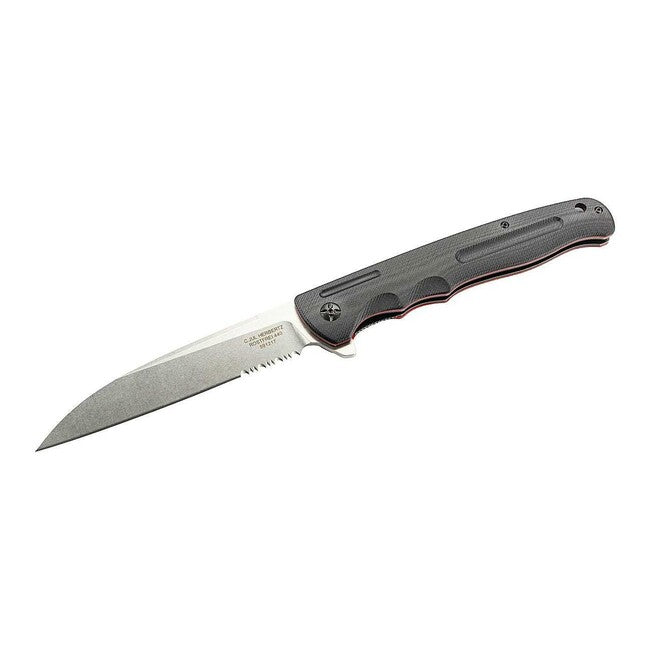 Herbertz One-Hand Large Folding Knife 13.5cm, Stainless Steel, G10, Red-Black