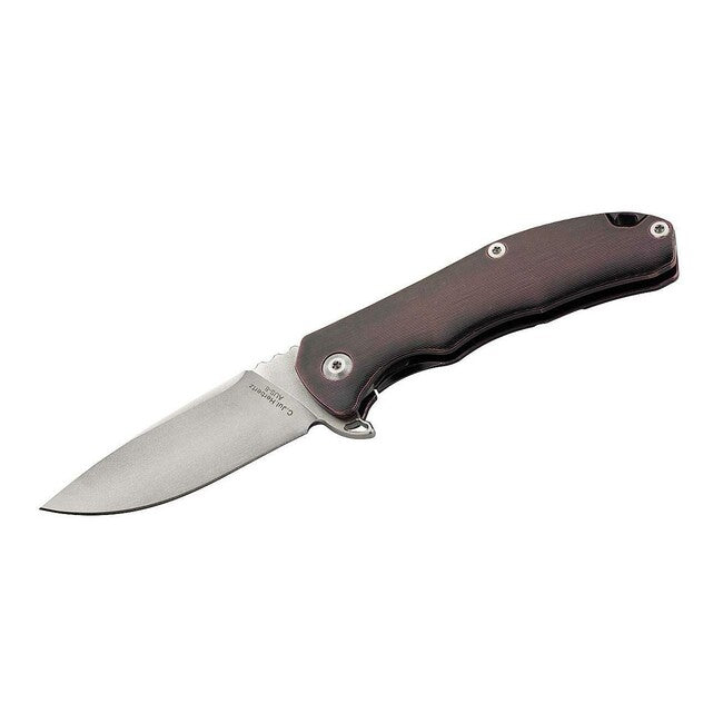 Herbertz Single-Hand Pocket Knife 7.5cm, Titan, Red-Brown