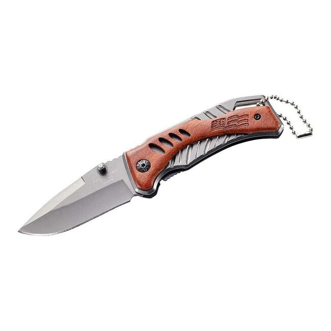 Herbertz Single-Hand Pocket Knife 7cm, Titanium and Cocobolo Wood