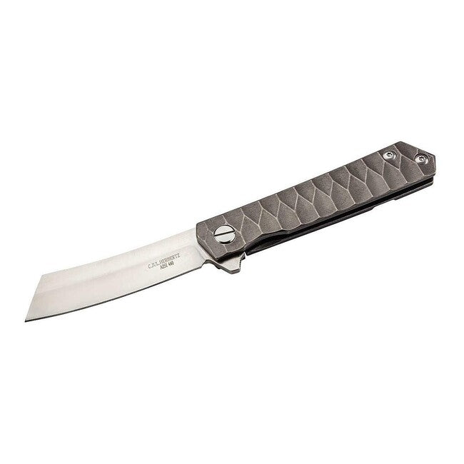 Herbertz Single-Handed Pocket Knife 8.5cm, Titanium, Open-Frame Design