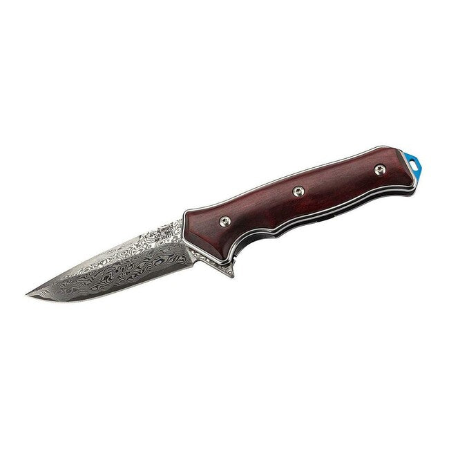 Herbertz Folding Pocket Knife 9cm, Satinwood, Stainless Steel, Aluminum