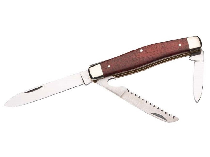 Herbertz Jubilee Redwood Anniversary Folding Knife 7.7cm, Brown, Sequoia Wood